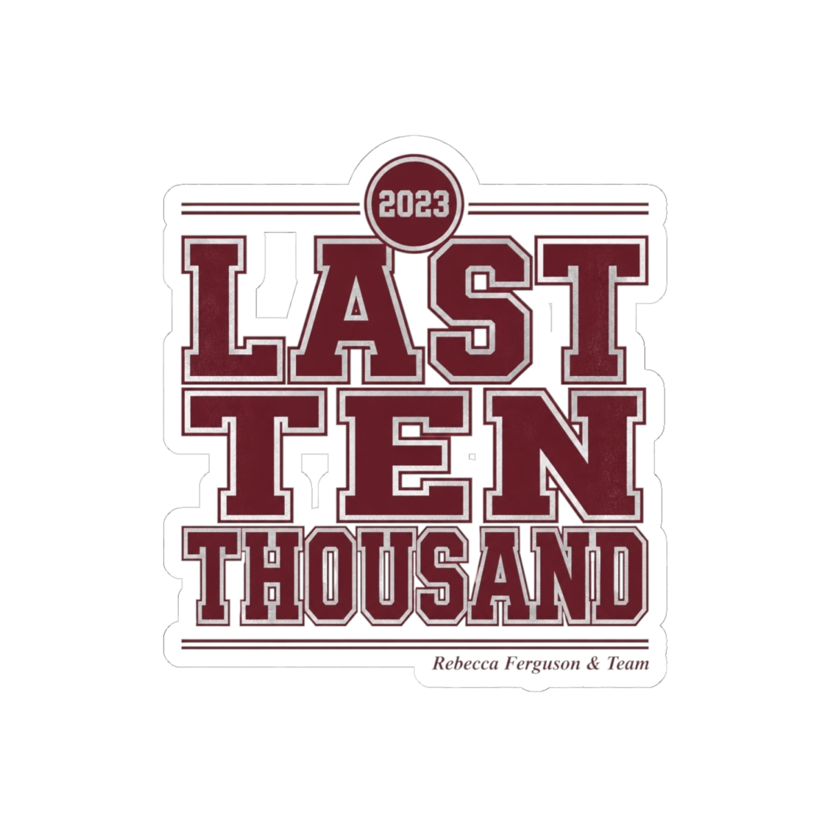 Silo "Last Ten Thousand" Sticker - alternate angle 2, merchandise