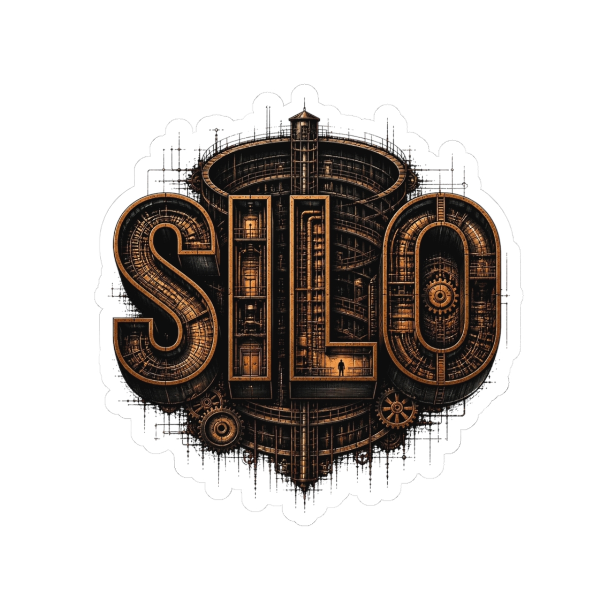 Silo Sticker - alternate angle 1, merchandise
