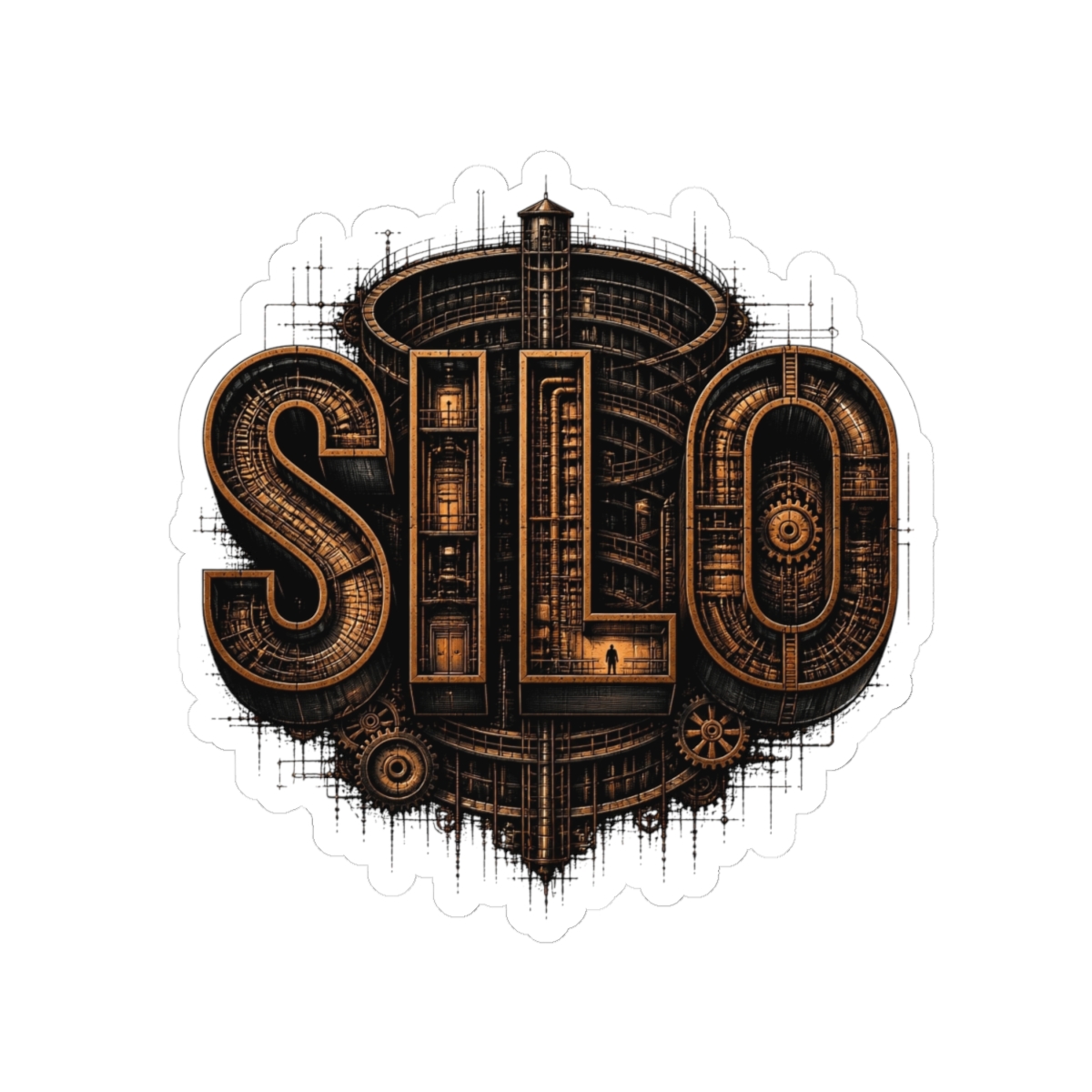 Silo Sticker - alternate angle 2, merchandise