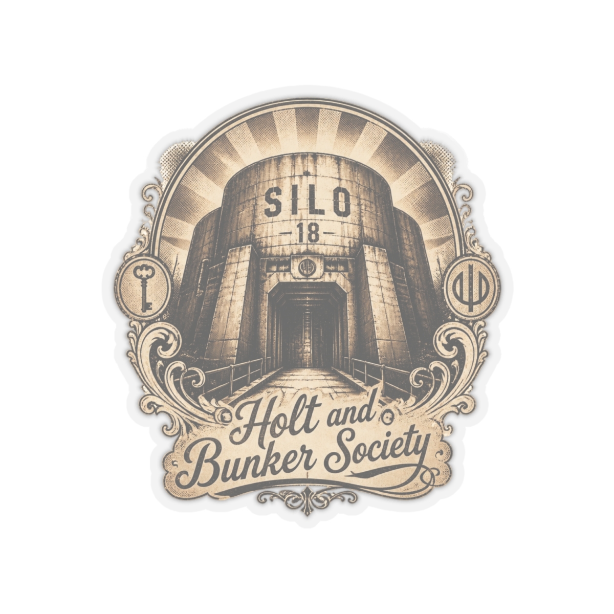 Silo "Holt and Bunker Society" Sticker