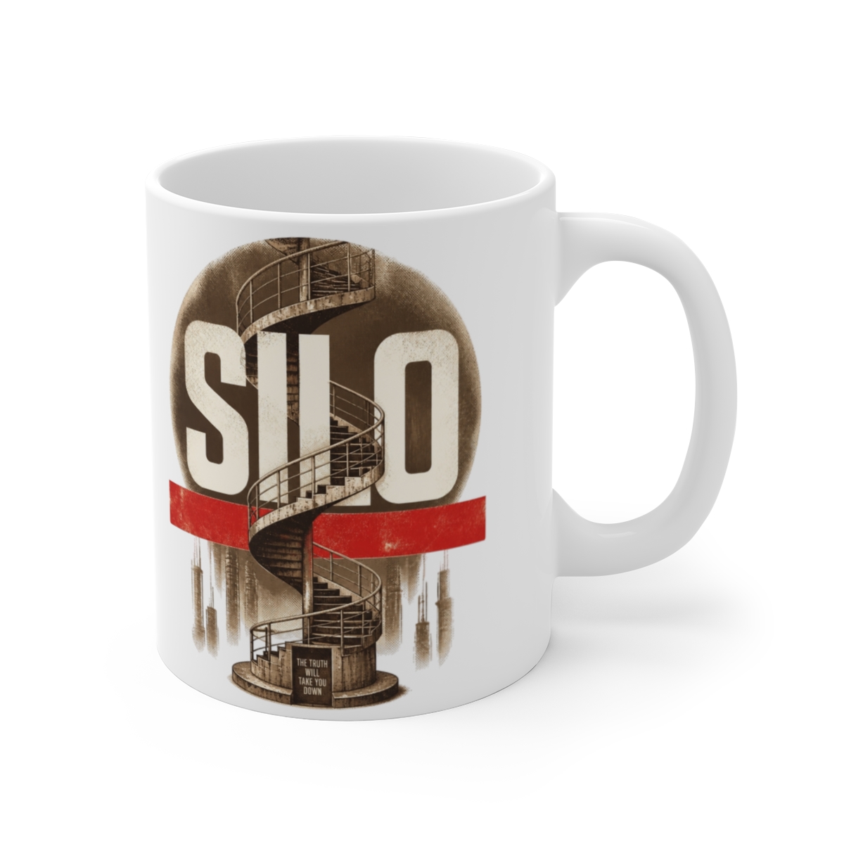 Silo "Design 3" White Mug
