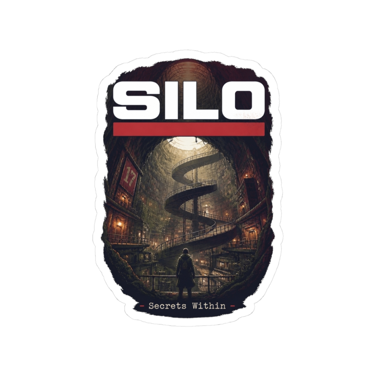 Silo "Secrets Within" Sticker - alternate angle 1, merchandise