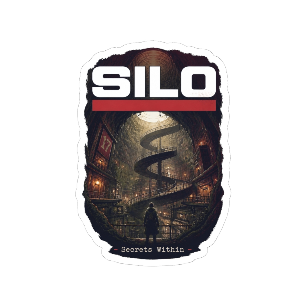 Silo "Secrets Within" Sticker - alternate angle 3, merchandise